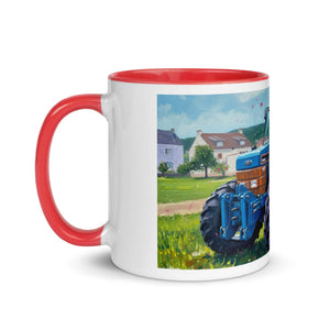 The Tractor Mugs Store Ford 7840 Splash Art | Mug with Color Inside Quality Farmers Merch
