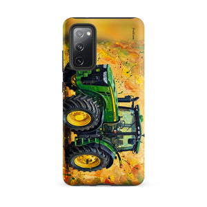 Furrow & Fields Tough case for Samsung® Matte / Samsung Galaxy S20 FE John Deere 8345R Splash Art | Tough case for Samsung® Quality Farmers Merch