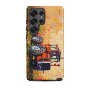 Furrow & Fields Tough case for Samsung® Matte / Samsung Galaxy S25 Ultra Massey Ferguson 1200 Splash Art | Tough case for Samsung® Quality Farmers Merch