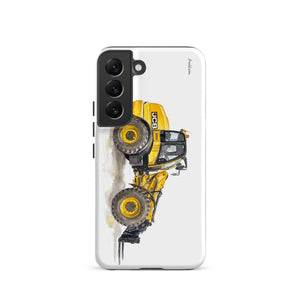 Furrow & Fields Tough case for Samsung® Matte / Samsung Galaxy S22 JCB TM420 Watercolor | Tough case for Samsung® Quality Farmers Merch